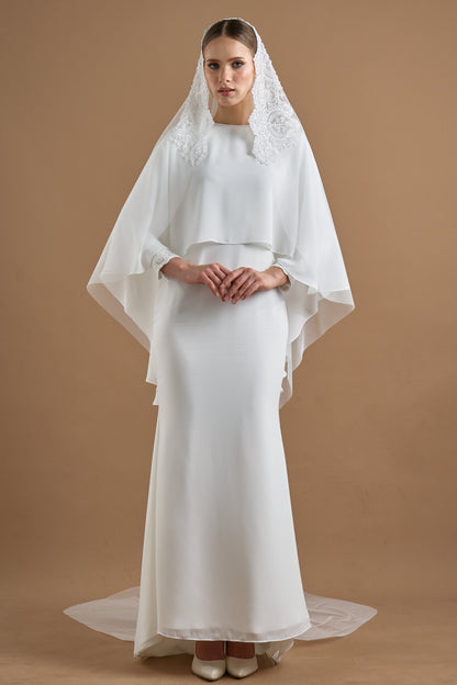 LACES LONG VEIL